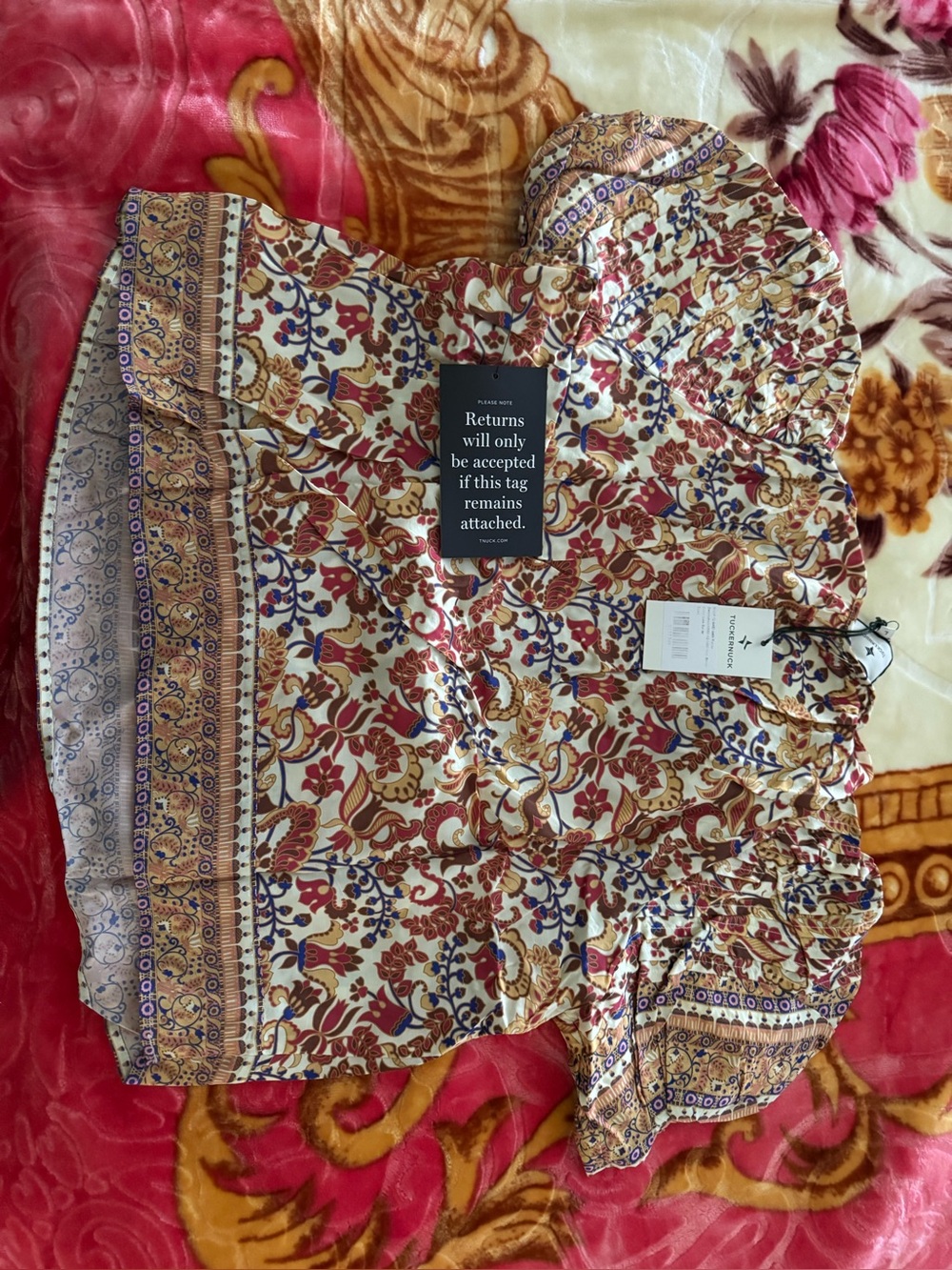 Sun-drenched Porta Dina Blouse- TUCKERNUCK BRANDNEW W/ TAGS - Picture 2 of 3